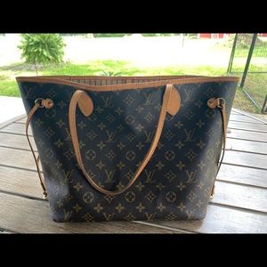 Authentic LV monogram Neverfull MM